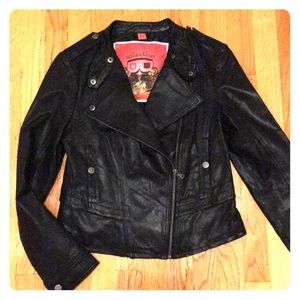 BERNARDO LEATHER MOTO JACKET